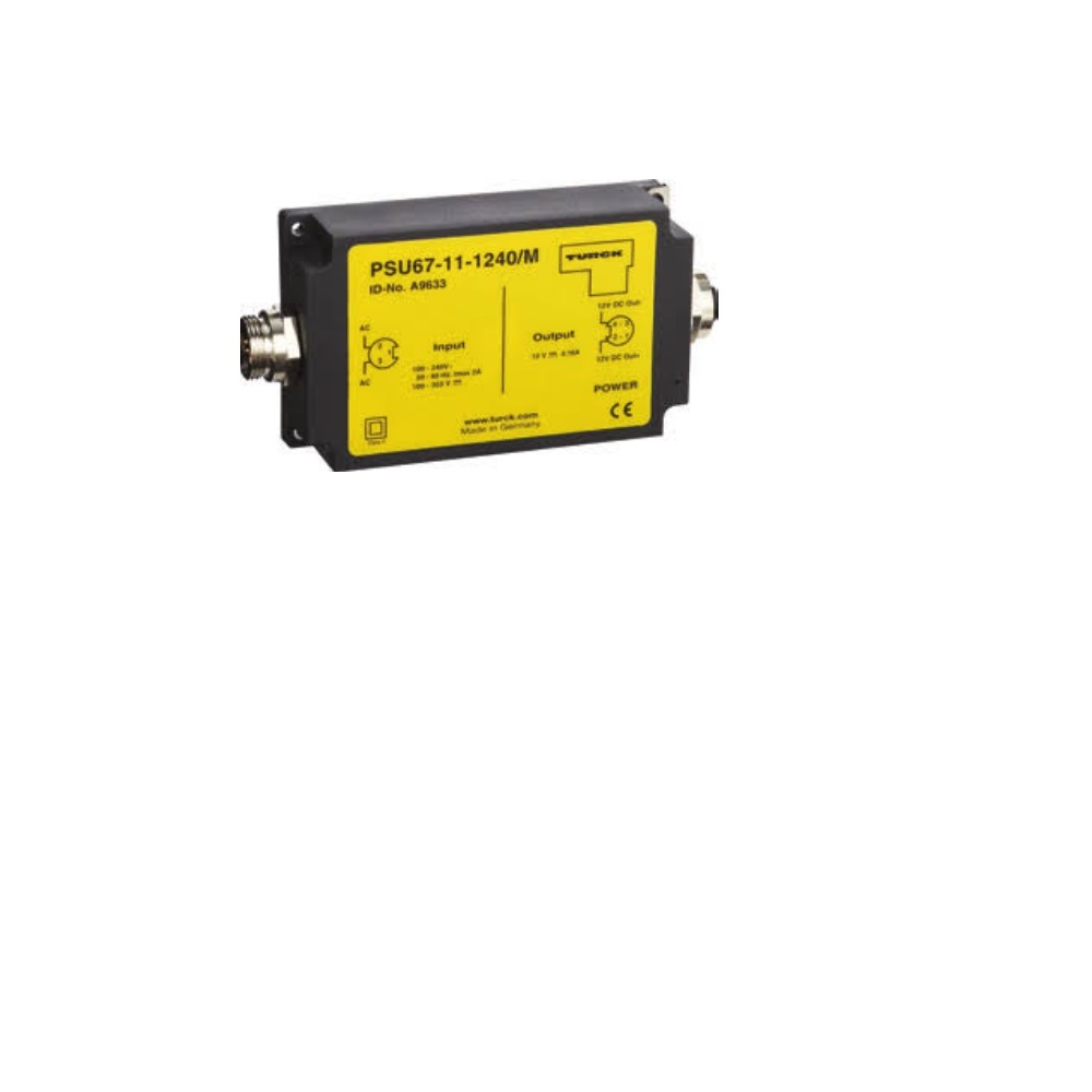 PSU67-10-24105/72VDC/H TURCK POWER SUPPLY<BR>ON-MACHINE (IP67), 24 VOLTS, 10.5 AMP